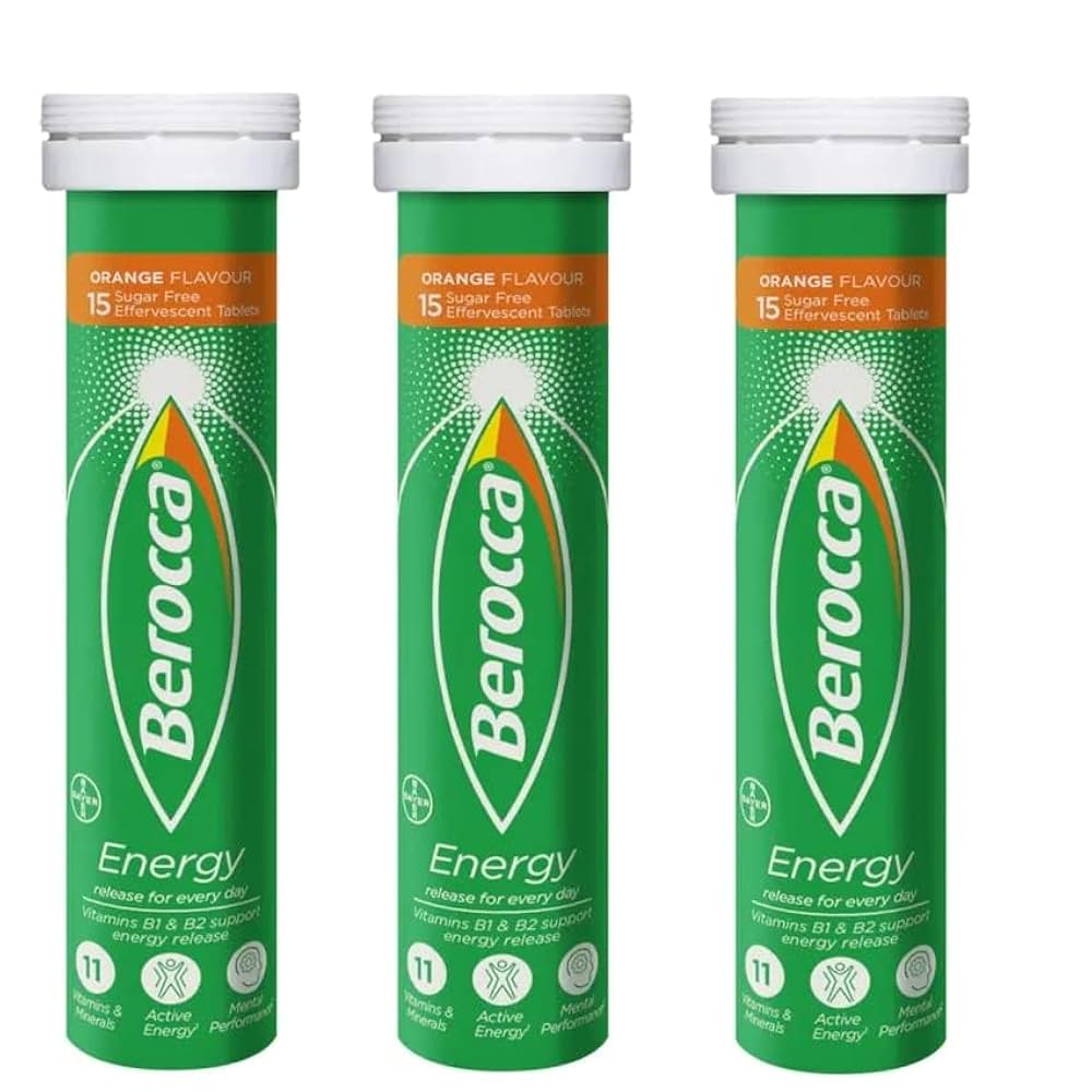 Amazon.com: Berocca Orange Effervescent Tablets 45-Count
